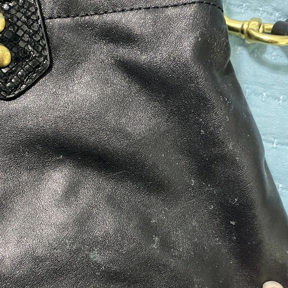 Coach Black Leather Shoulder Bag - Picture 6 of 6